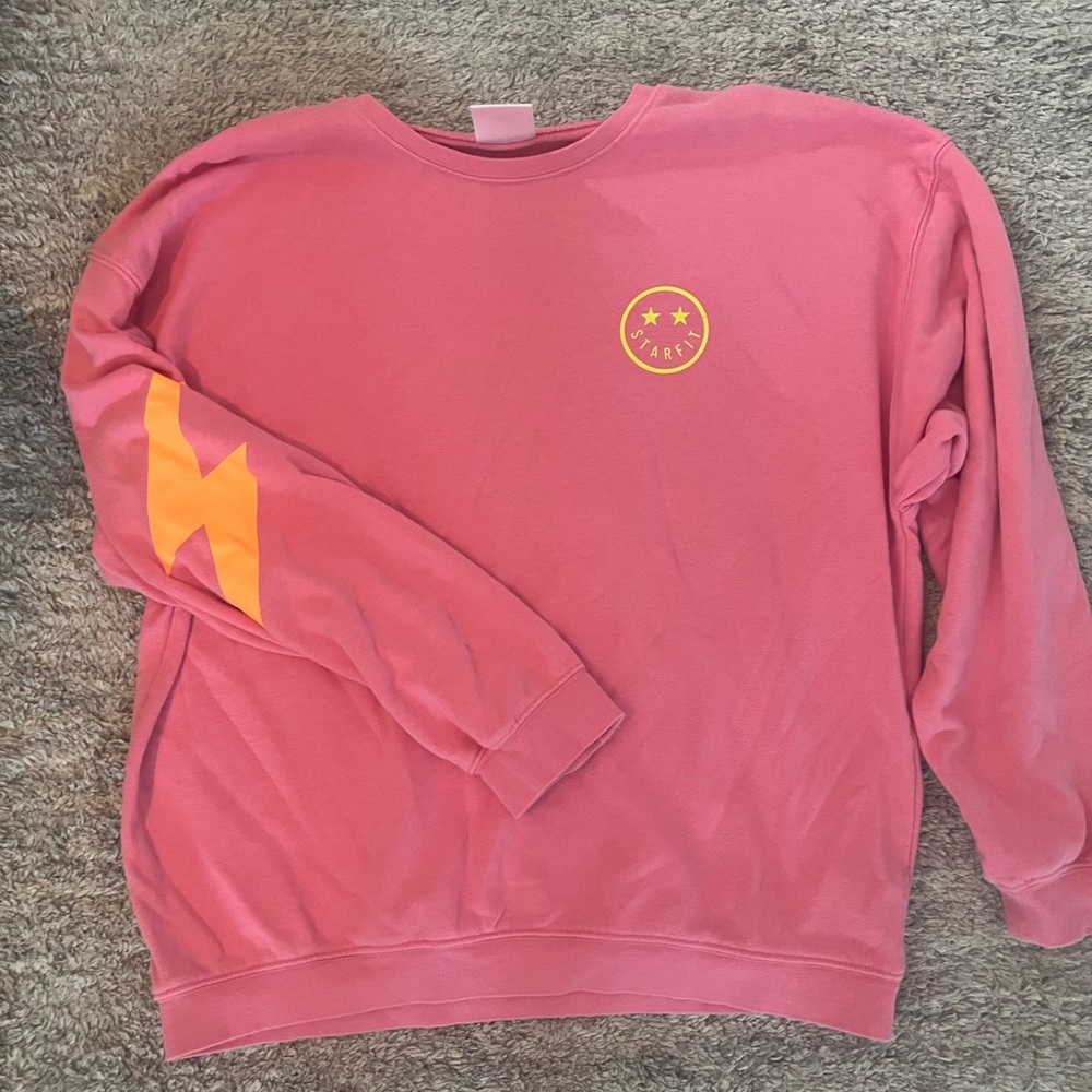 starfit pink sweatshirt